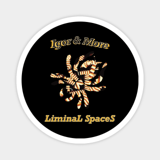 Igor & More Tarantula Liminal Stairs Butter Yellow Magnet